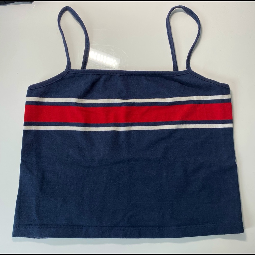 Brandy Melville tank top with stripe. One size.